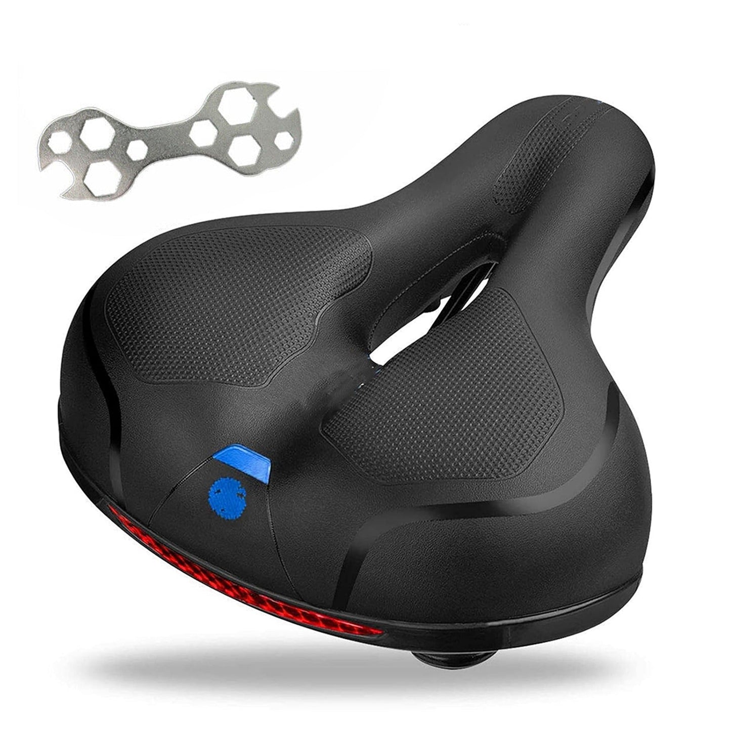 Extra Comfort Wide Gel Cruiser Bike Seat with Soft Pad