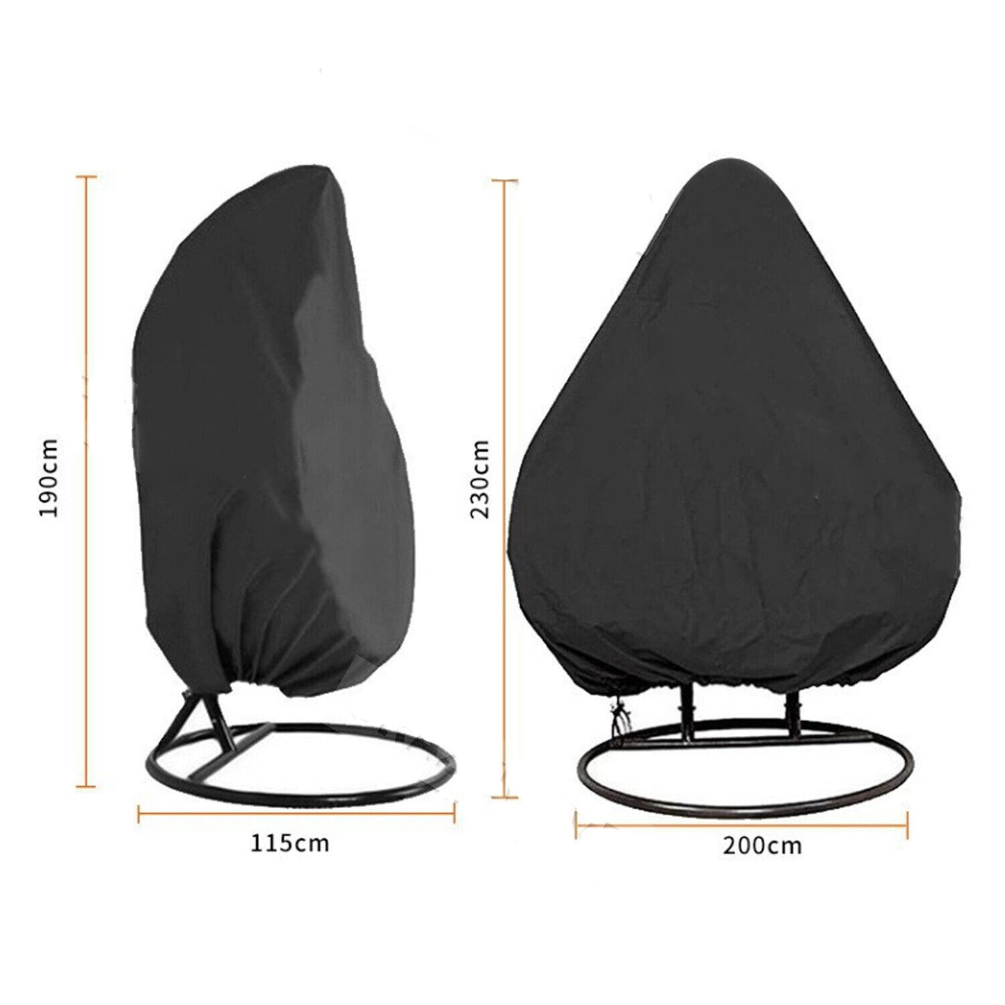 Waterproof Swing Egg Chair Cover for Outdoor Garden Furniture