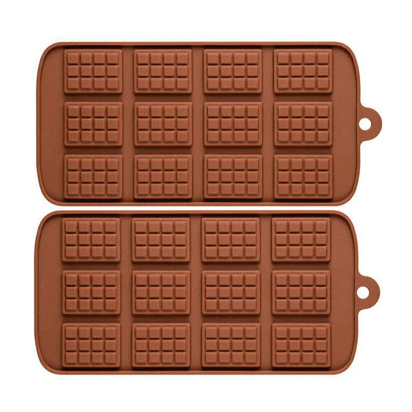 2pcs Silicone Chocolate Bar Mould Mini Candy Jelly Cake Mold