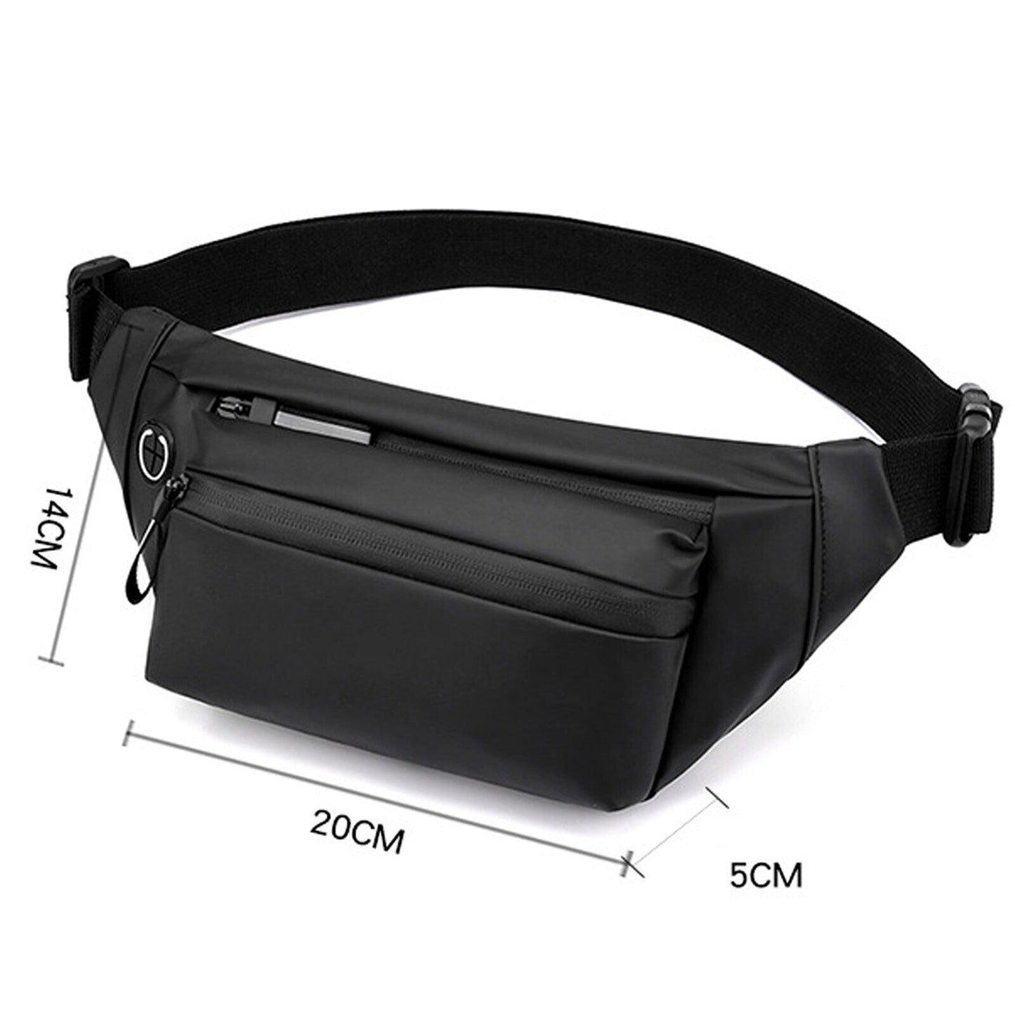 Men Waterproof Chest Bag Sling Cross Body Backpack for Travel