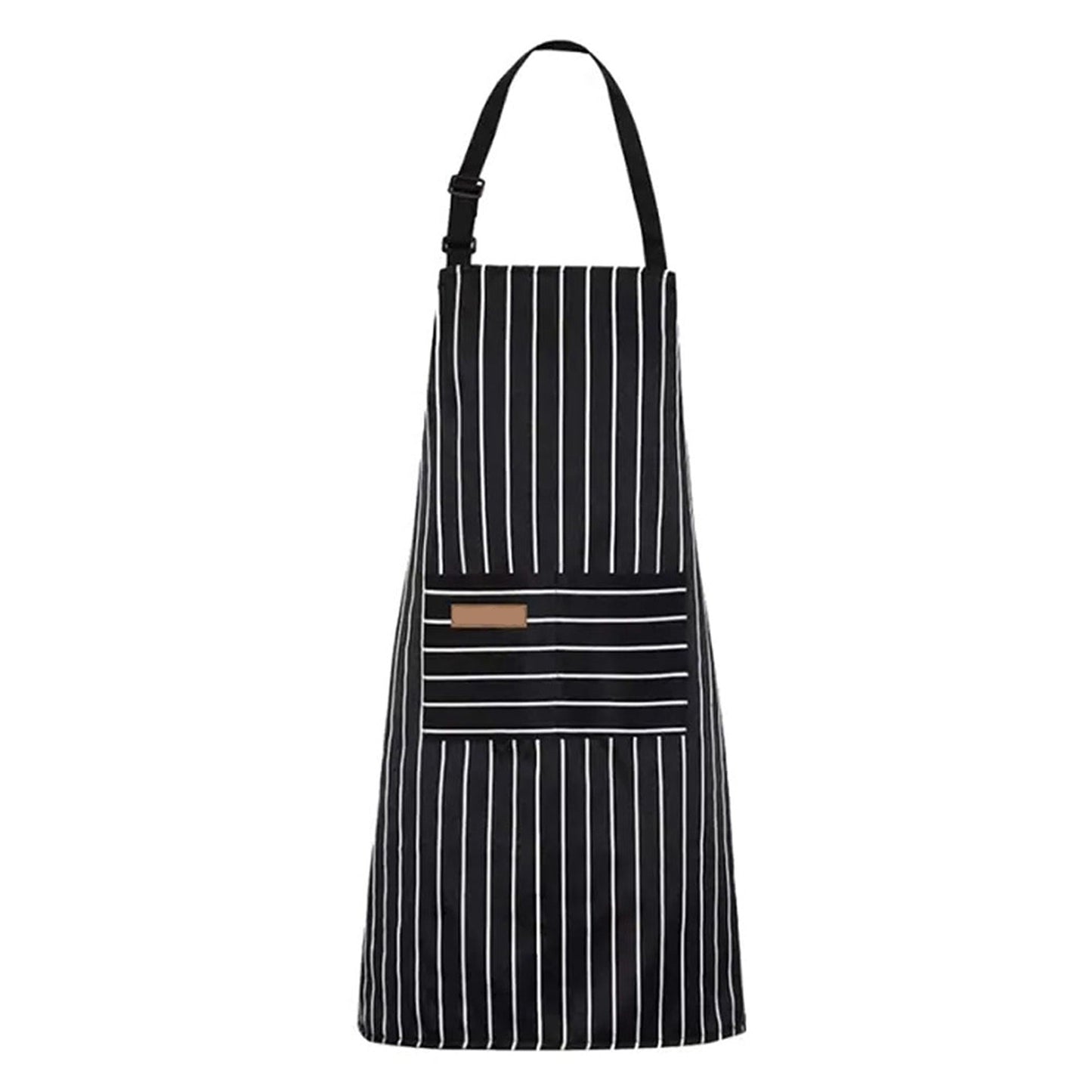 Neck Adjustable Chef Apron with 2 Pockets for Kitchen BBQ