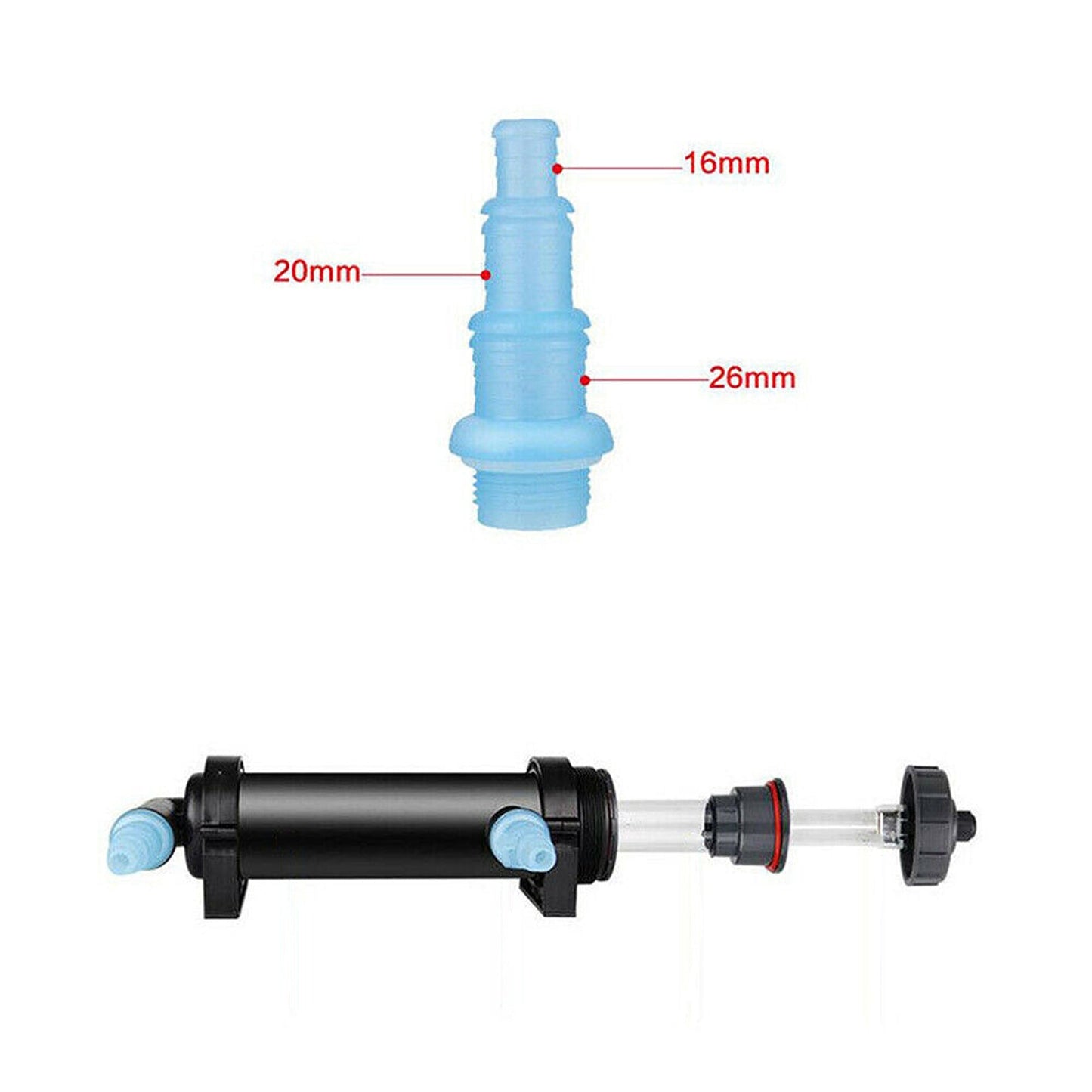 UV Light Water Clarifier Filter for Aquarium Fish Tank Cleaning