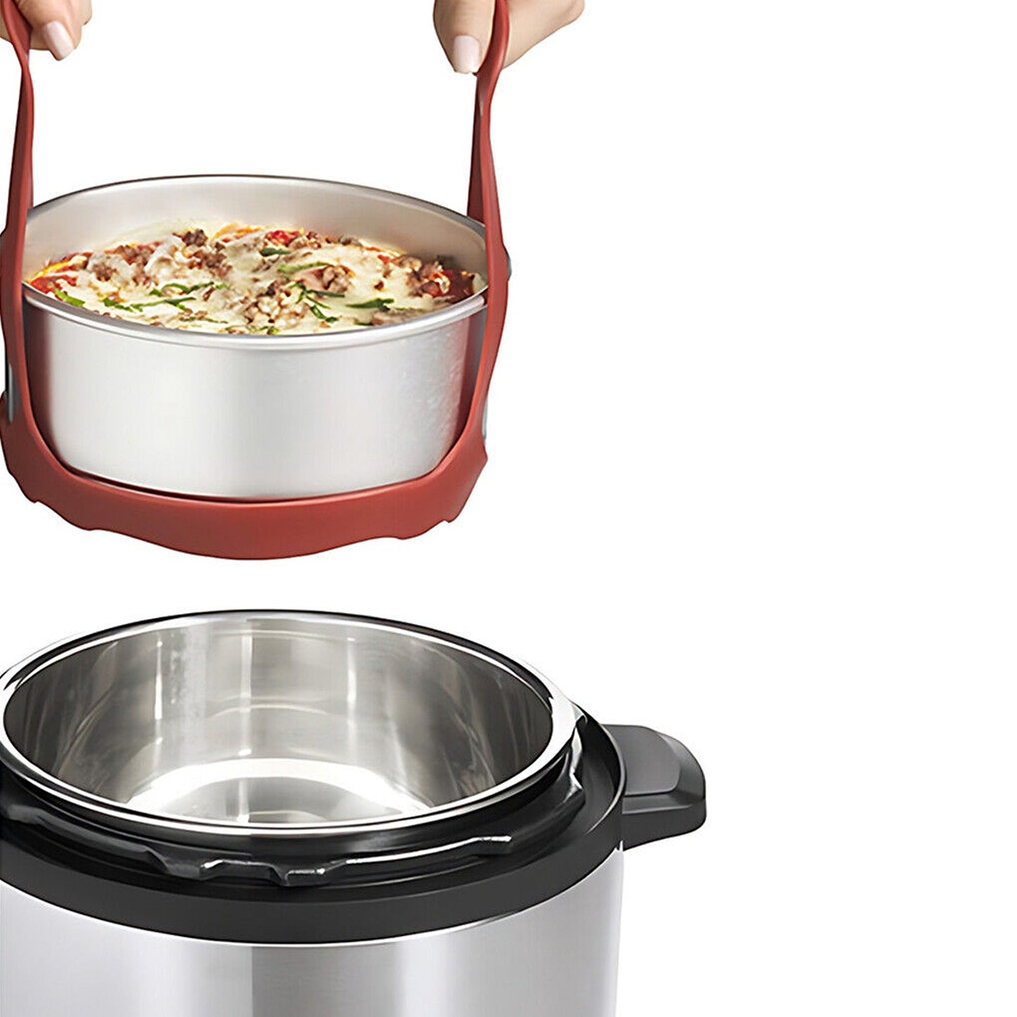 Egg Steamer Holder Rack Silicone Boiling Anti-scalding Tray Handle