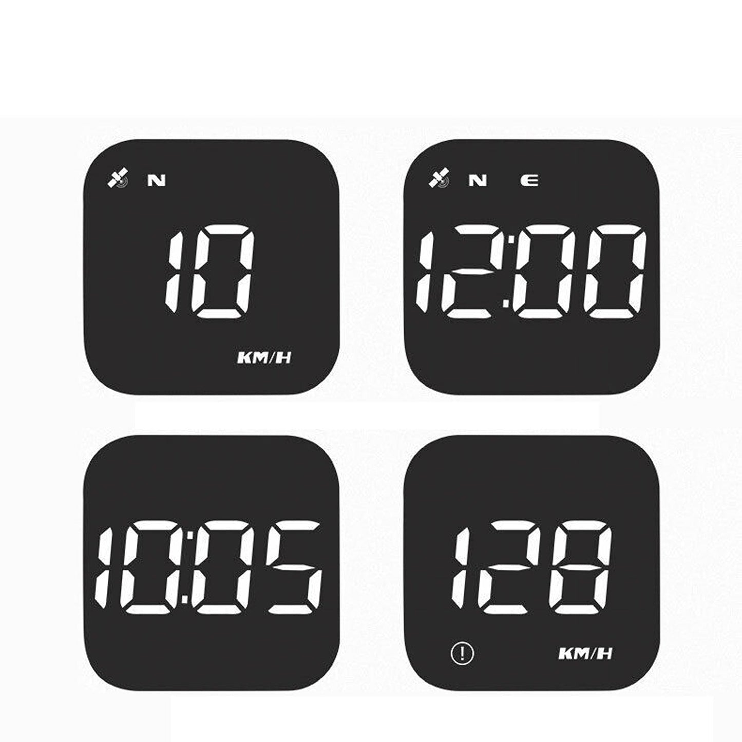 Universal Digital Car GPS Speedometer with HUD and Overspeed Alarm