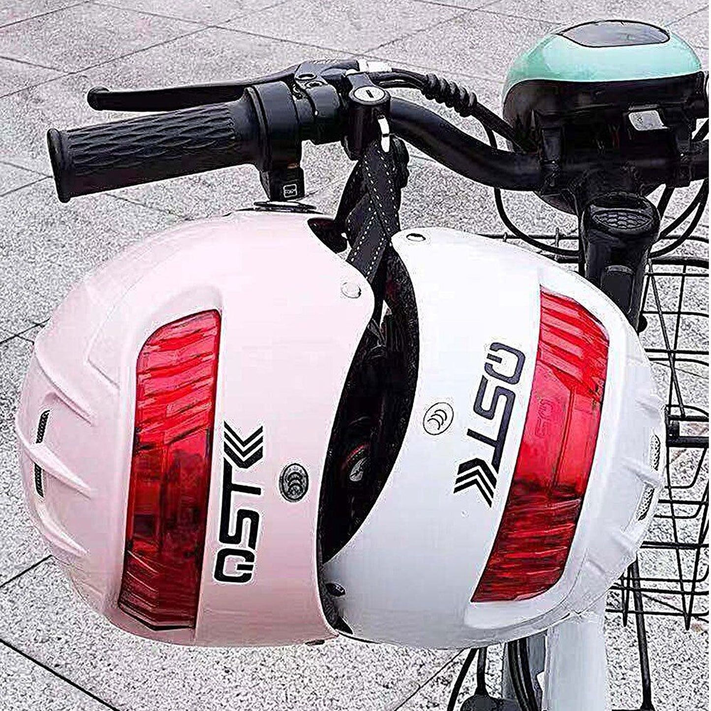 Universal Motorcycle Helmet Lock with Handlebar Hook Anti-theft