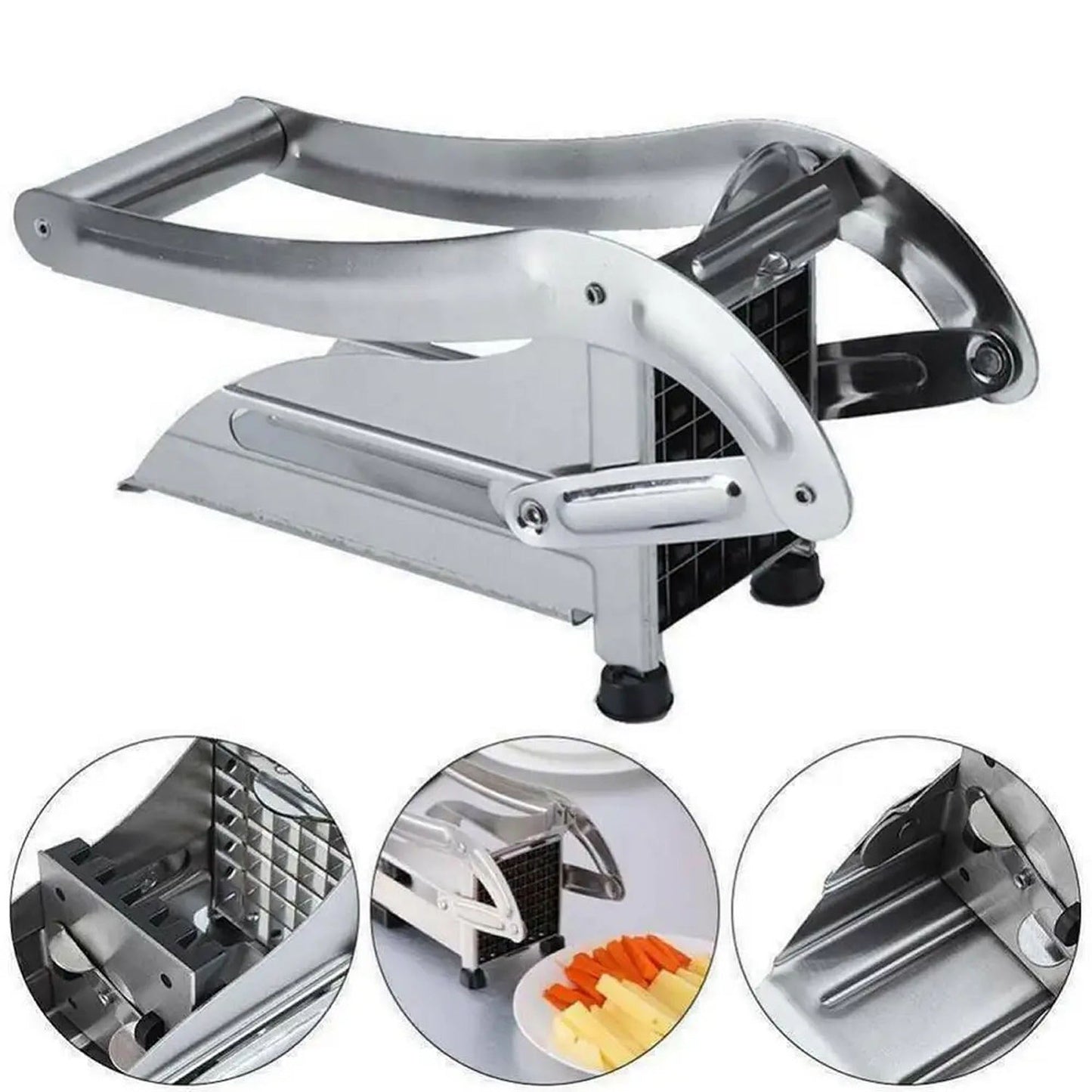 French Fries Potato Chipper Stainless Steel Dicer Slicer Chopper
