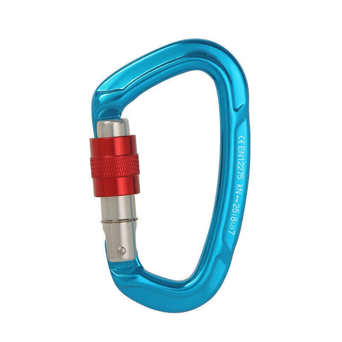 Aluminum Carabiner Clip D Ring Locking for Climbing 25KN