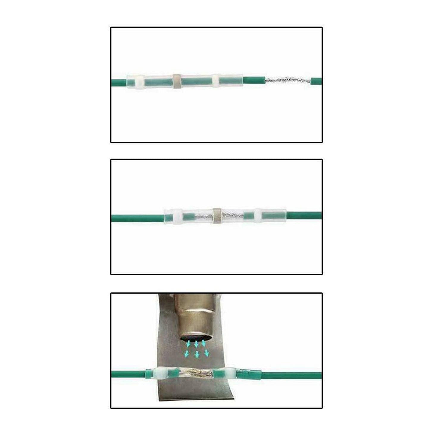 200-Pack Mixed Solder Sleeve Heat Shrink Wire Connectors