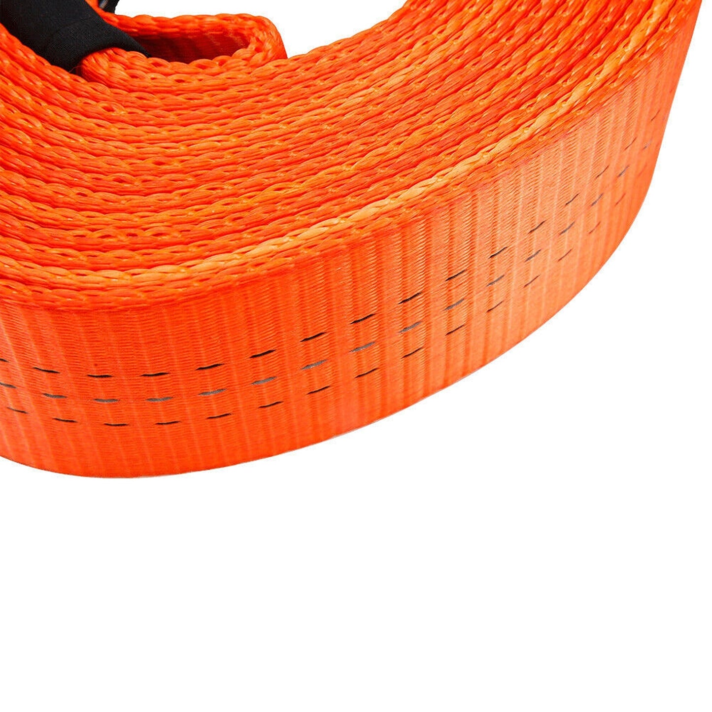 4WD Snatch Strap with 12T Recovery Tow Winch and Soft Shackle