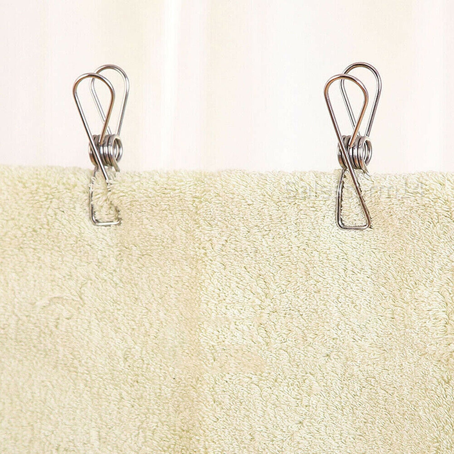 Windproof Stainless Steel Clothes Pegs Hanging Clips Pins Laundry Clamp
