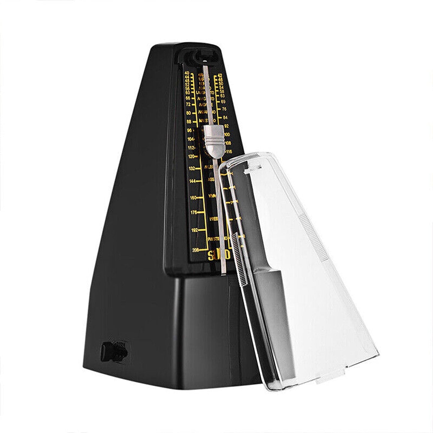 Traditional Mechanical Metronome with Adjustable Beat for Musicians