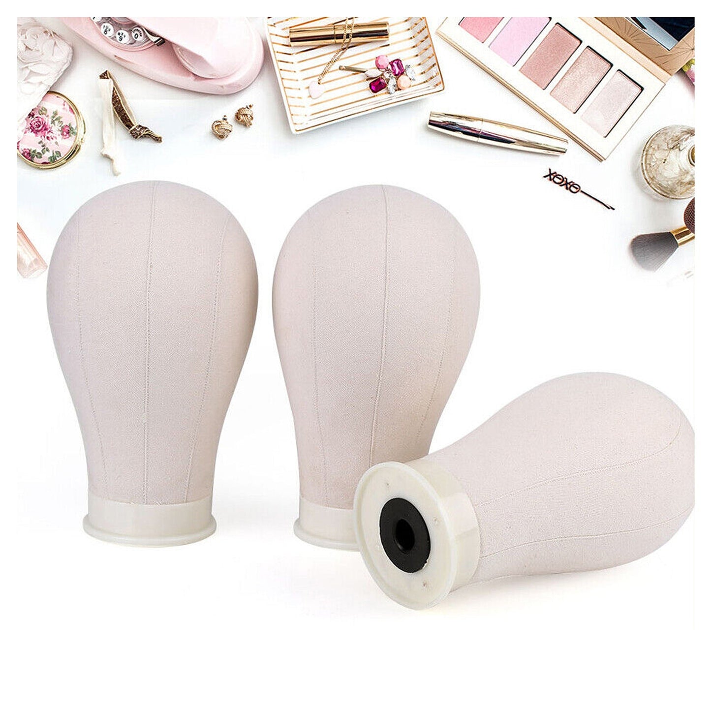 Wig Stand Cork Canvas Mannequin for Hat Making