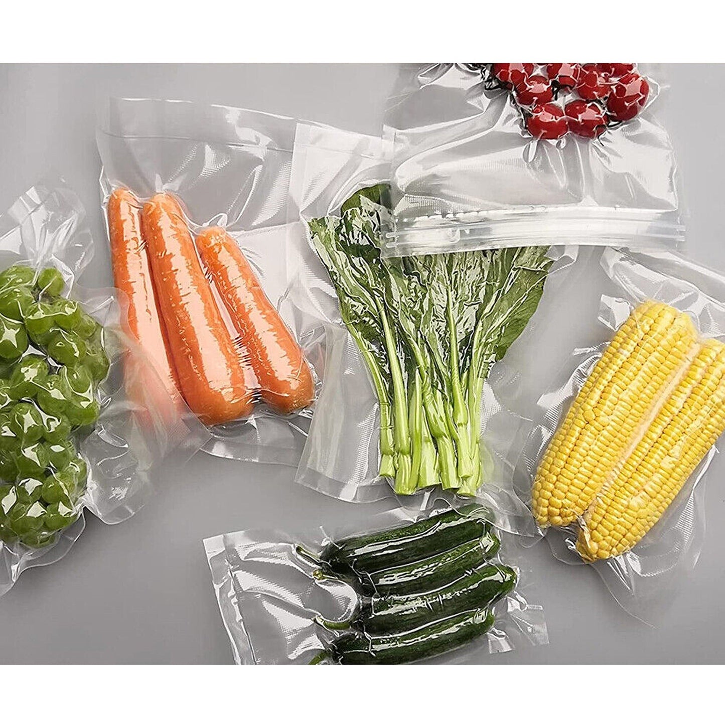 100pcs Vacuum Sealer Bags Heat Seal Pre Cut Food Storage Cryovac Saver