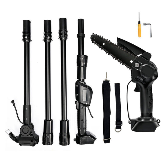 2-in-1 Cordless Pole Chainsaw and Tree Pruner Compatible with Makita 18V Battery