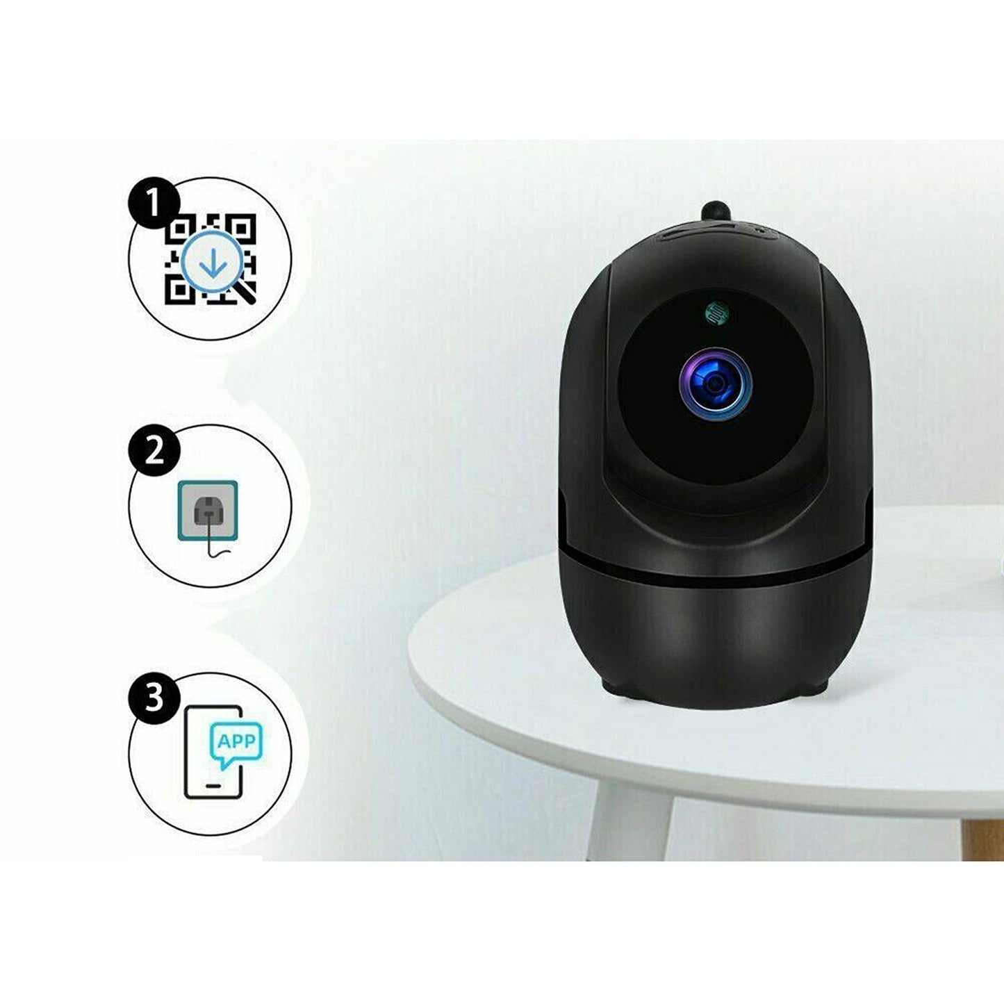Wireless 1080P Security Camera Indoor WiFi System for Home and Pets
