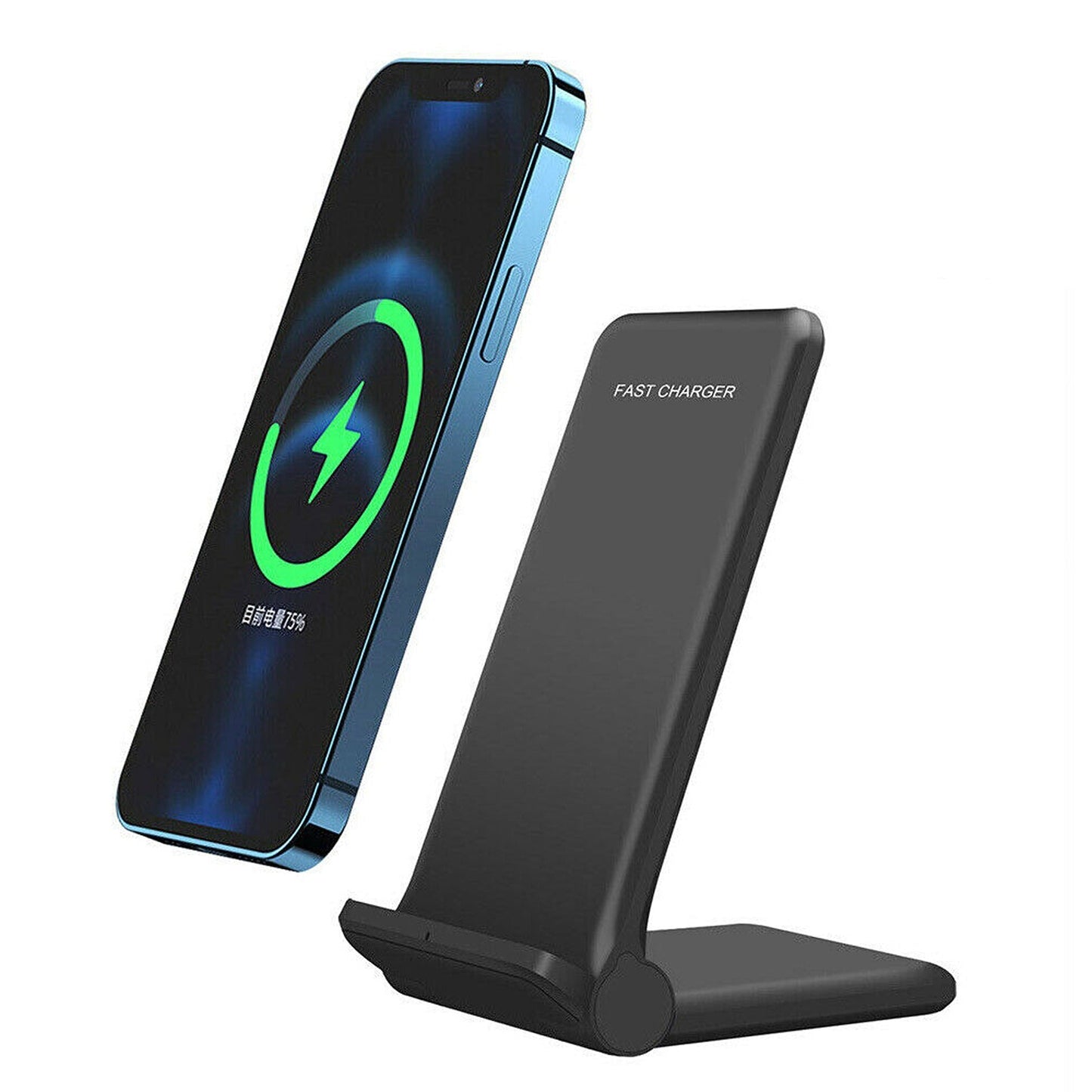30W Fast Wireless Charger Stand Compatible with iPhone and Samsung Devices
