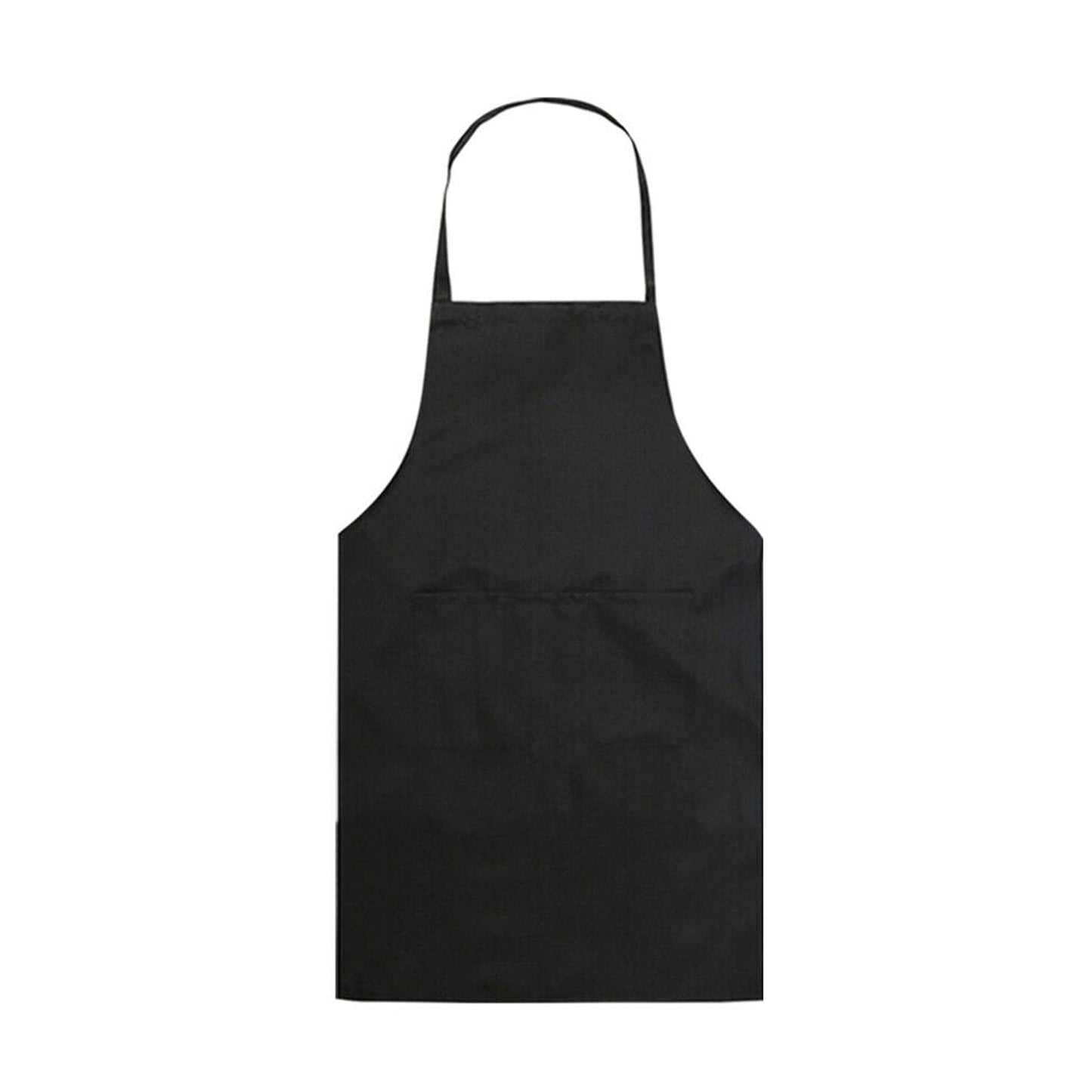 Durable Plain Chef Apron with Pocket Washable Kitchen Bib