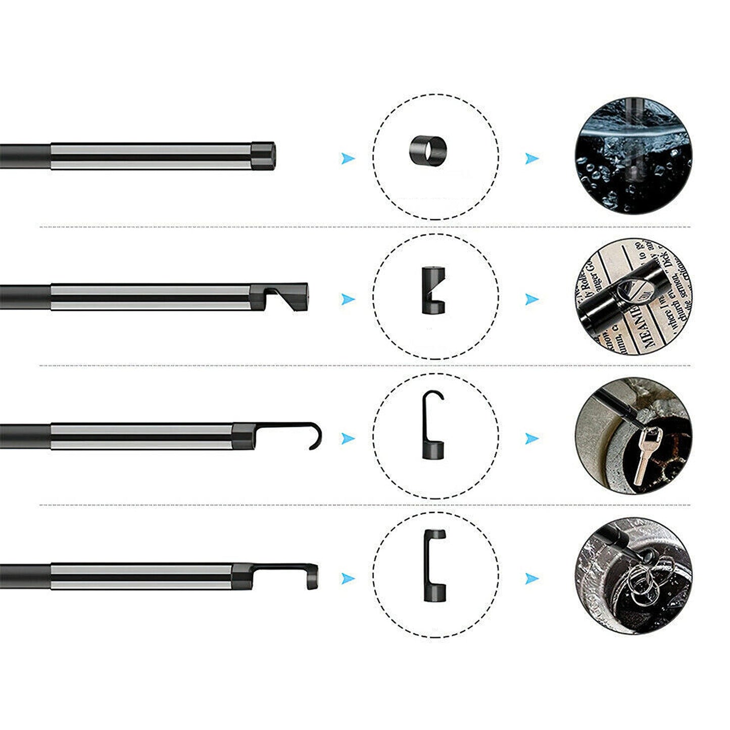 Industrial Borescope Inspection Camera with 4.3in HD Screen 1080P