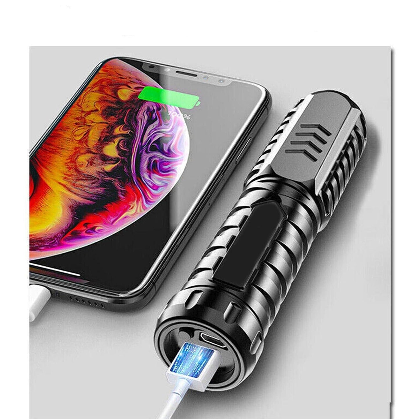 Multifunctional Camping Flashlight Rechargeable Outdoor Flashlight Tool
