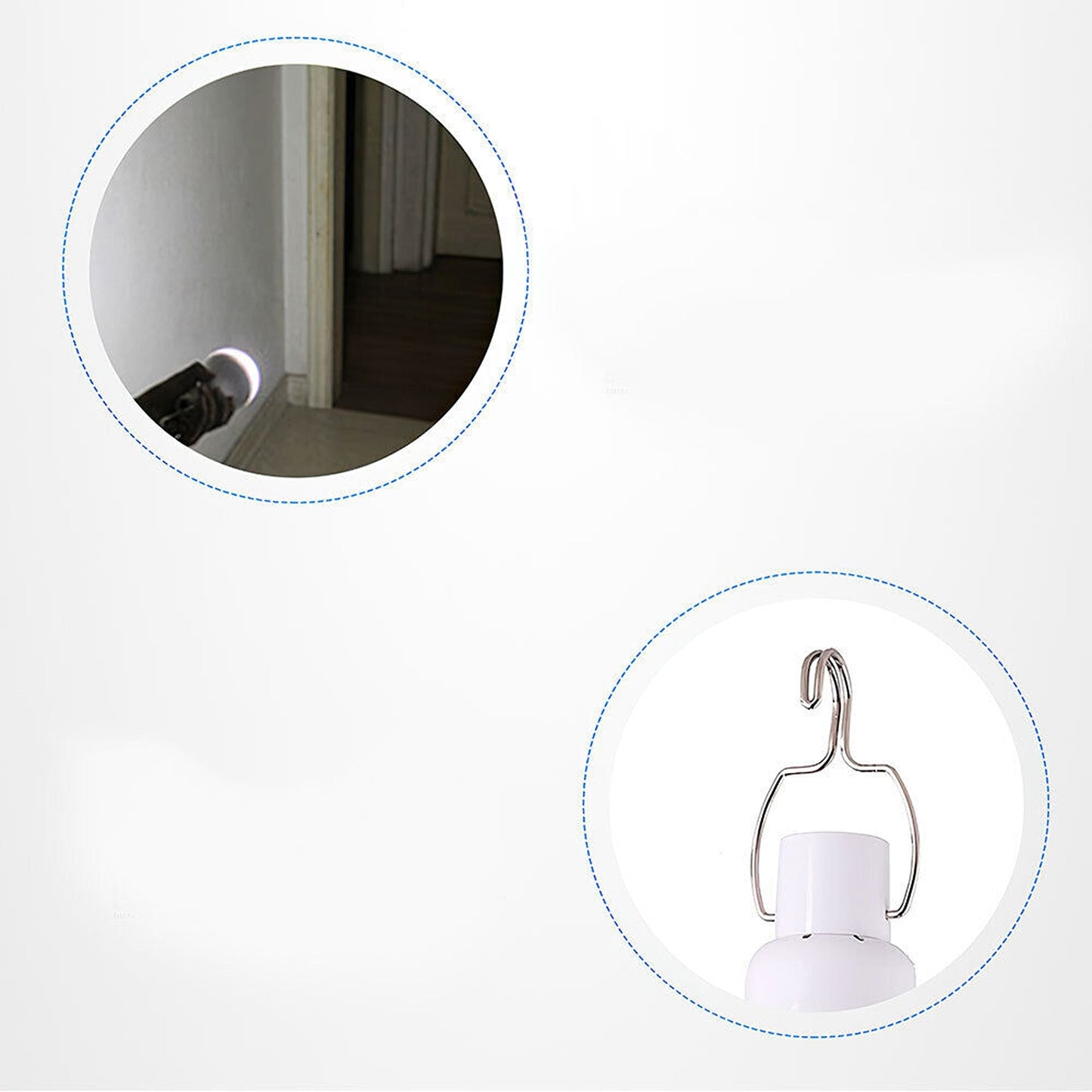 Solar Powered LED Light Bulb for Outdoor Camping and Indoor Use