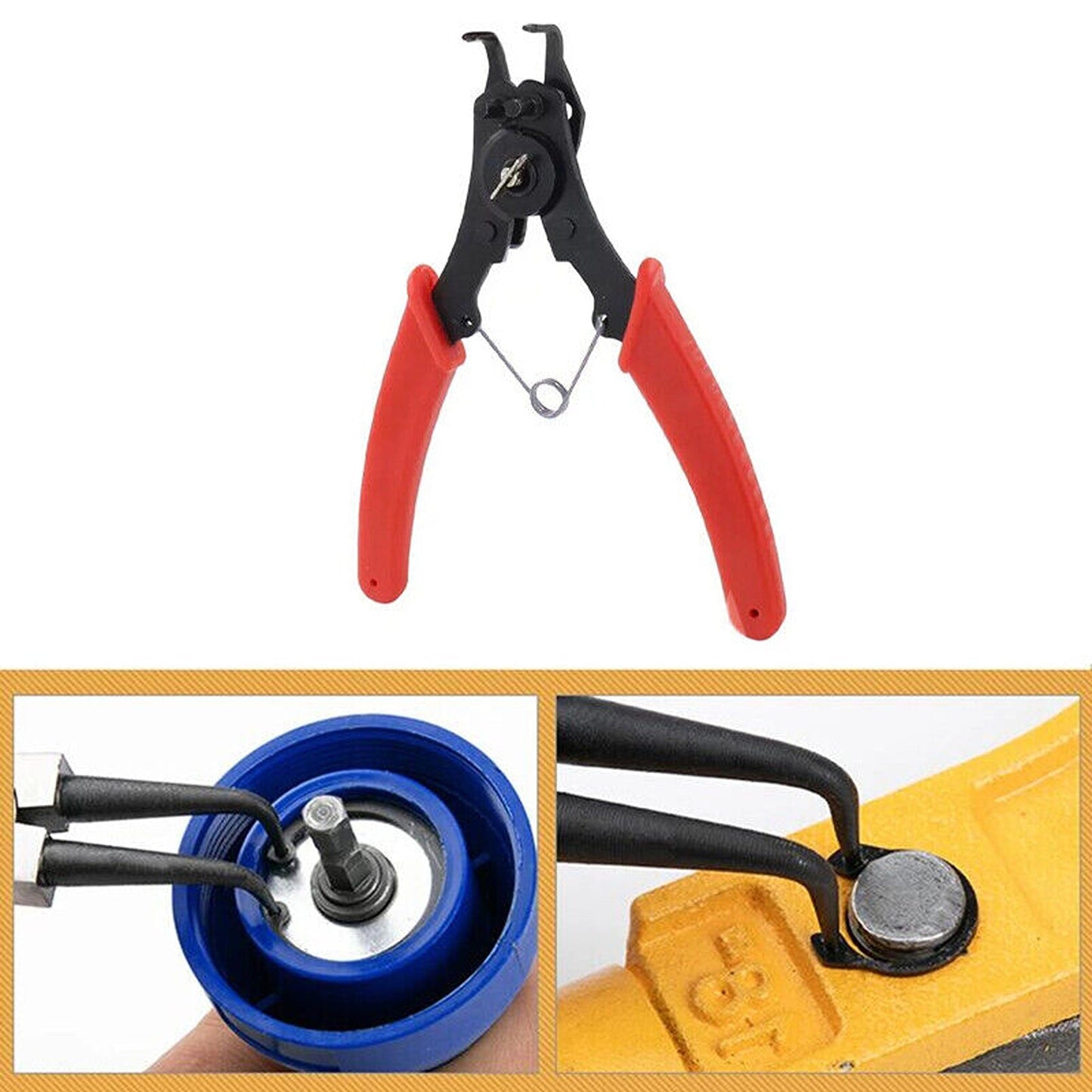 Versatile 4-in-1 Spring Release Circlip Pliers Set for Multiple Uses