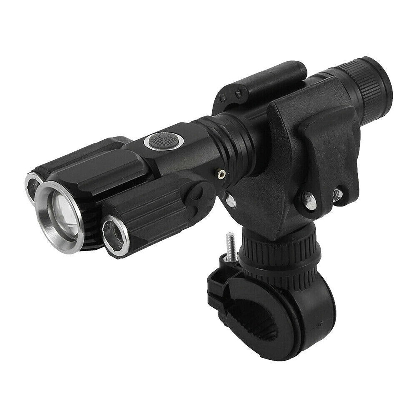 Mountain Bike LED Light Set Front and Rear USB Rechargeable Torch Lamp