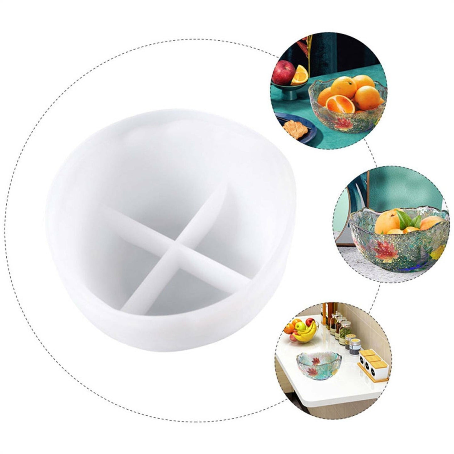 DIY Large Fruit Tray Resin Craft Mold Big Silicone Epoxy Mould Box