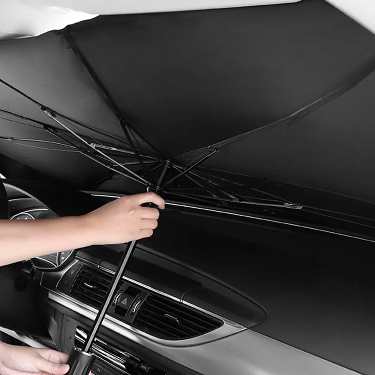 Foldable Car Sun Shade Front Window Umbrella Windshield Cover Visor