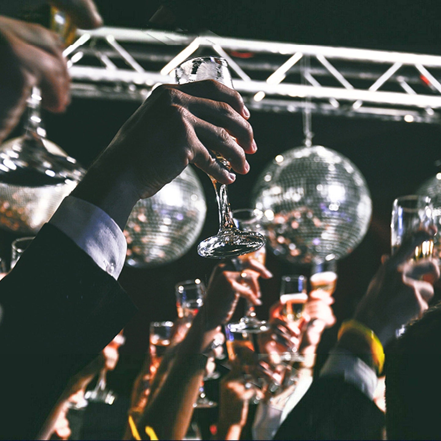 Silver Disco Mirror Ball for Dance Party and DJ Stage Lighting