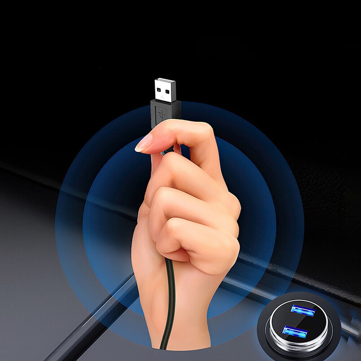 Universal Car GPS Speedometer with Digital HUD Display for Speed