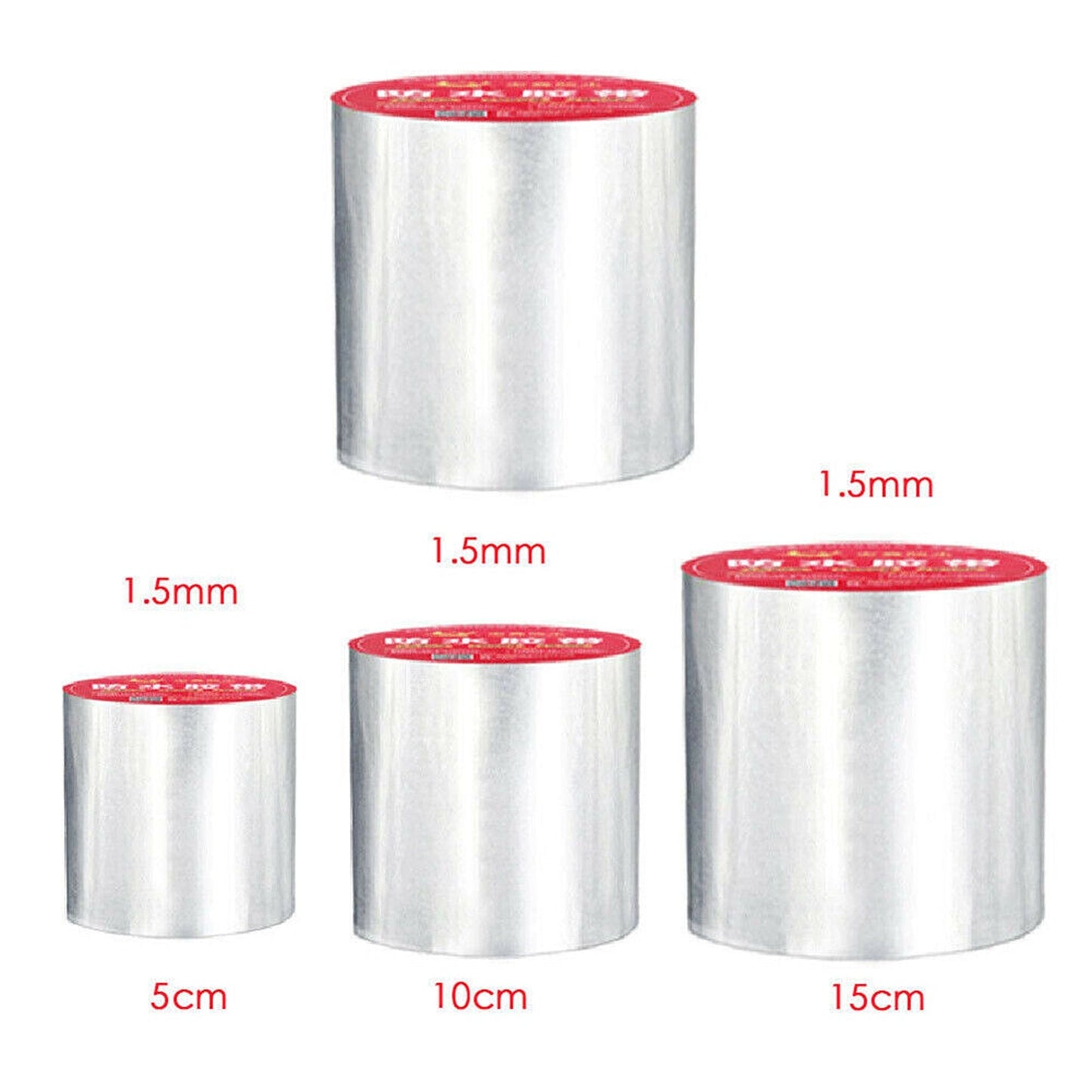 Strong Adhesive Aluminium Foil Tape Waterproof Sealing for Duct Repairs