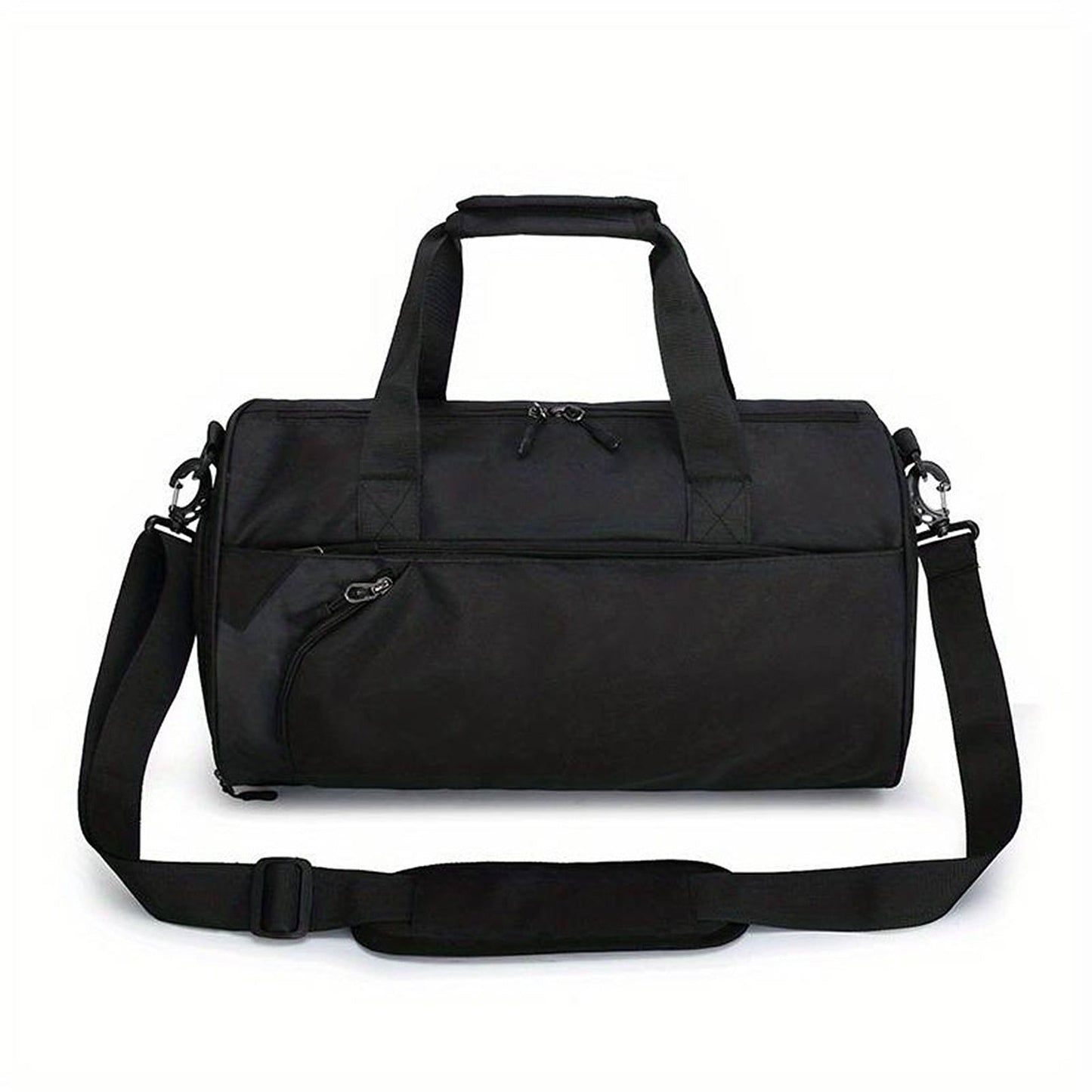 30L Waterproof Canvas Gym Duffel with Shoes Compartment