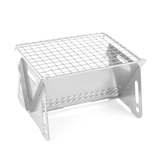 Portable Foldable Stainless Steel BBQ Grill for Outdoor Camping