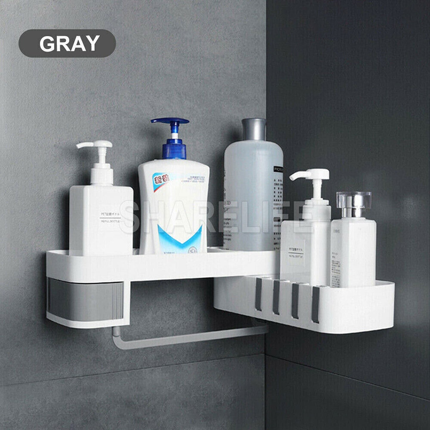 Shower Corner Shelf for Shampoo and Soap Bathroom Organizer Caddy