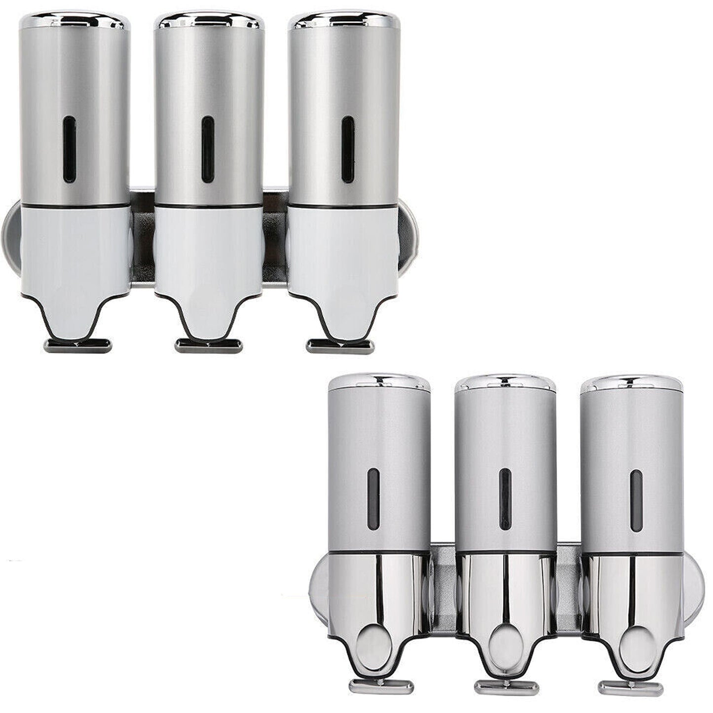 Wall Mounted 1500ml Soap Dispenser for Bathroom - Shampoo and Gel Pump