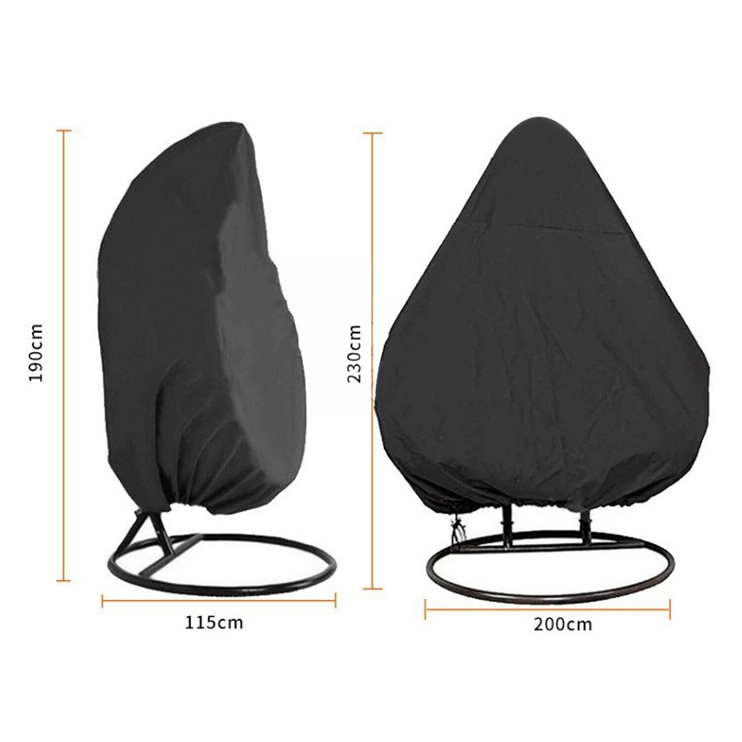 Outdoor Waterproof Swing Egg Chair Cover Furniture Garden Rattan Protection