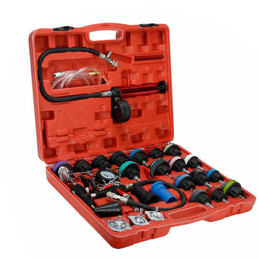28pcs Radiator Coolant System Pressure Tester with Gauge