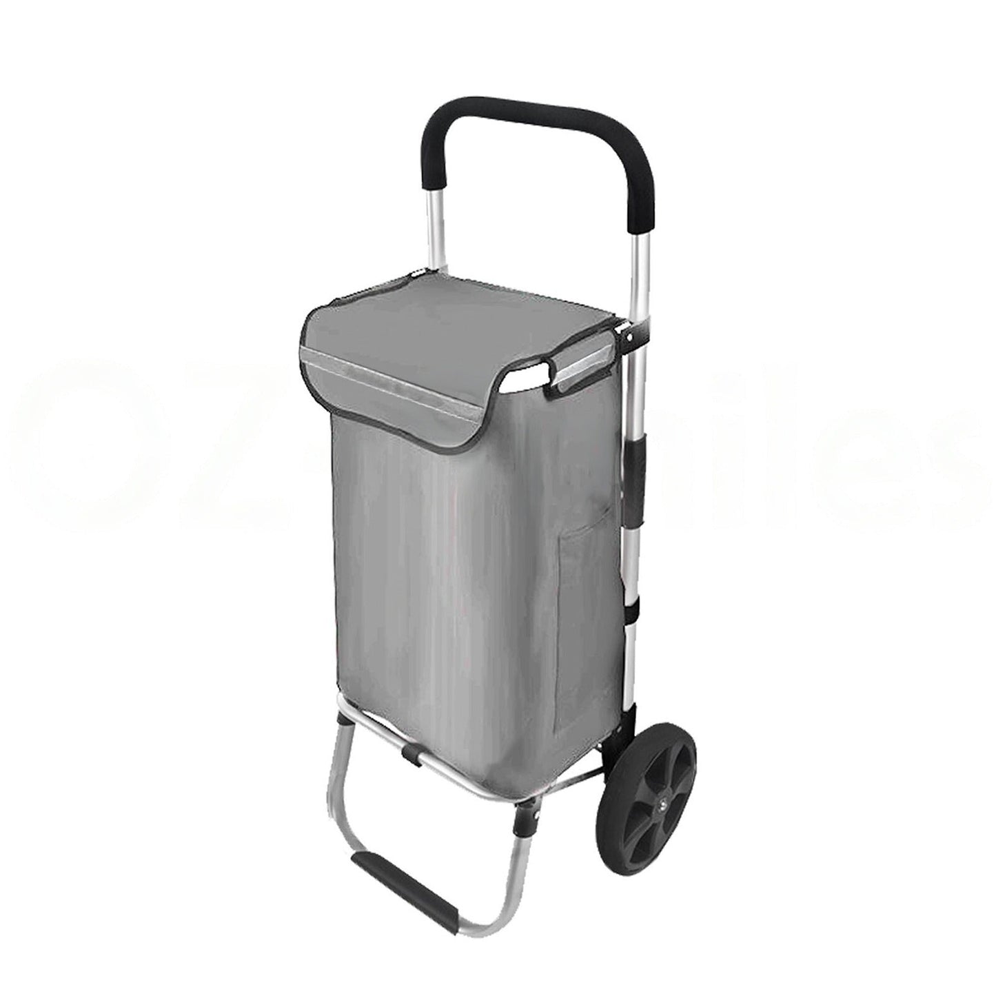 Lightweight Foldable Grocery Market Cart Luggage Basket with Wheels