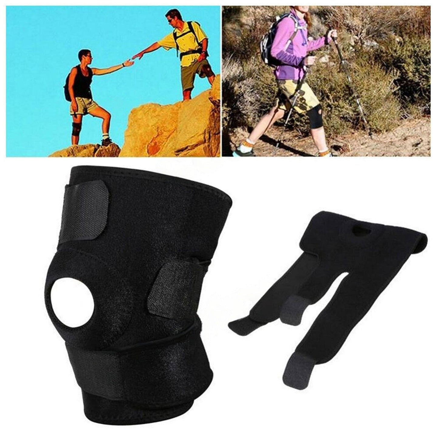 Adjustable Knee Brace for Arthritis Open Stabilizer Sports Support