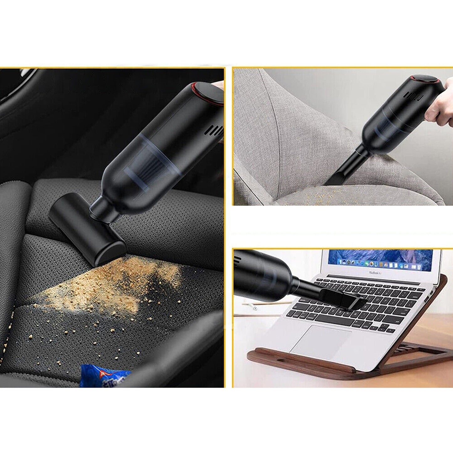 Efficient Mini Vacuum for Car and Home Powerful Handheld Cleaner