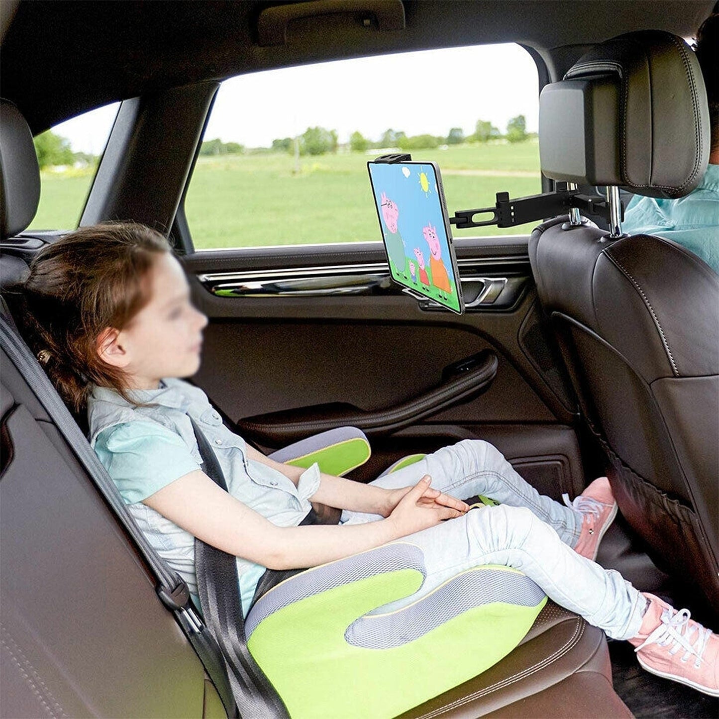 Universal Tablet Mount for Car Back Seat Extendable Headrest Holder