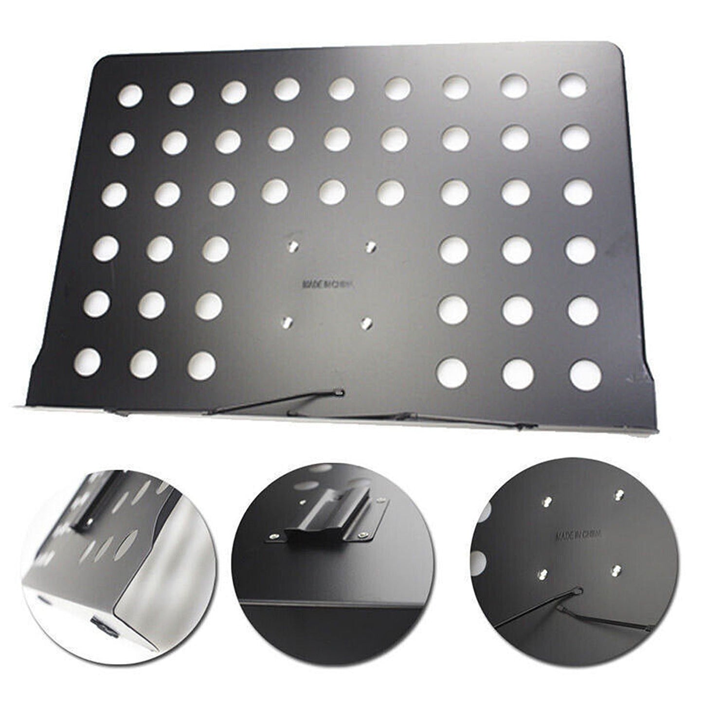 Heavy Duty Adjustable Folding Music Sheet Stand Professional Stage