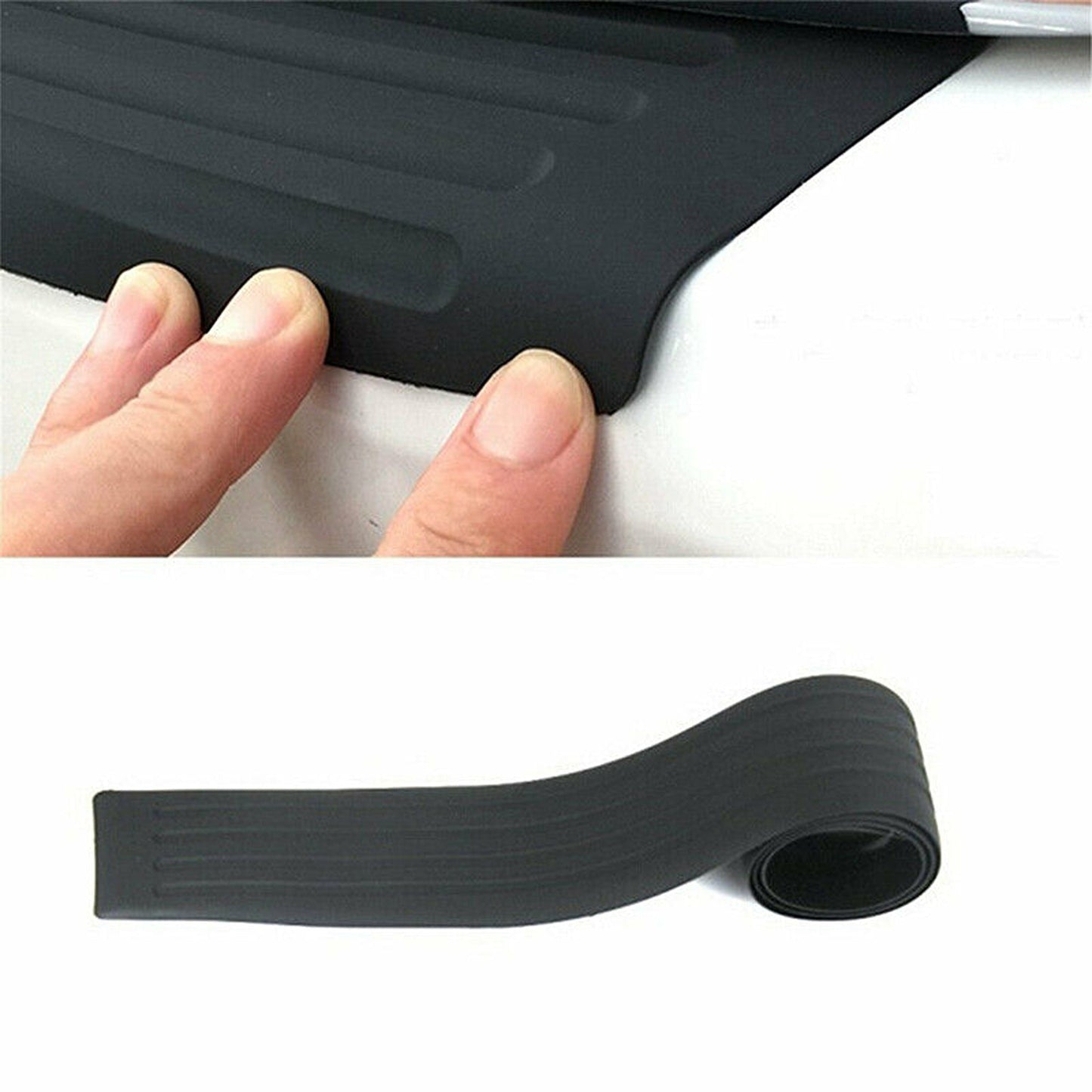 Rubber Car Trunk Edge Protector Scratch-Proof Bumper Guard