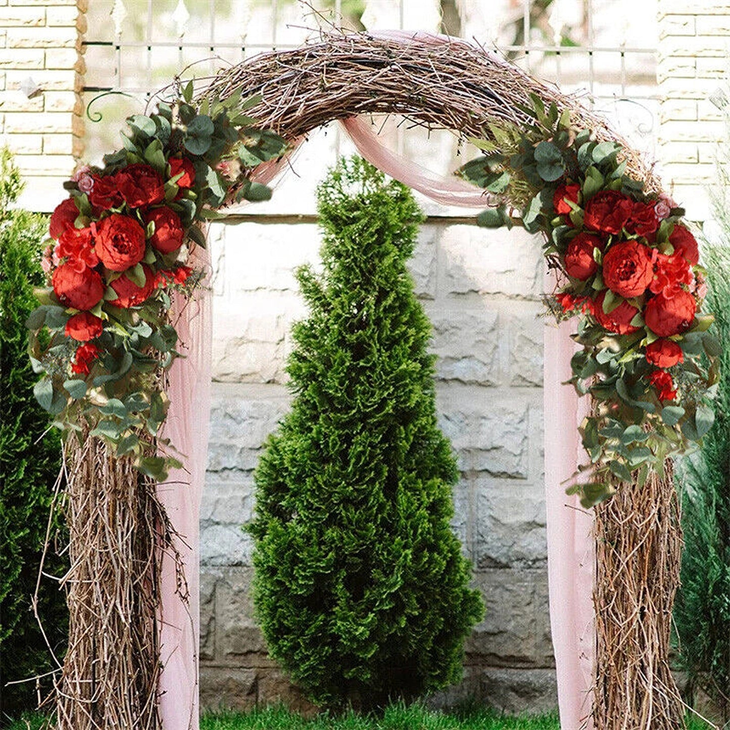Floral Arch Bouquet Garland Artificial Wedding Door Lintel Decoration