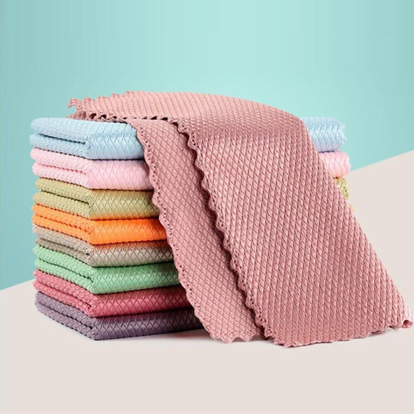 Reusable Nano Cloths Cleaning Streak-Free Miracle Kitchen Rags