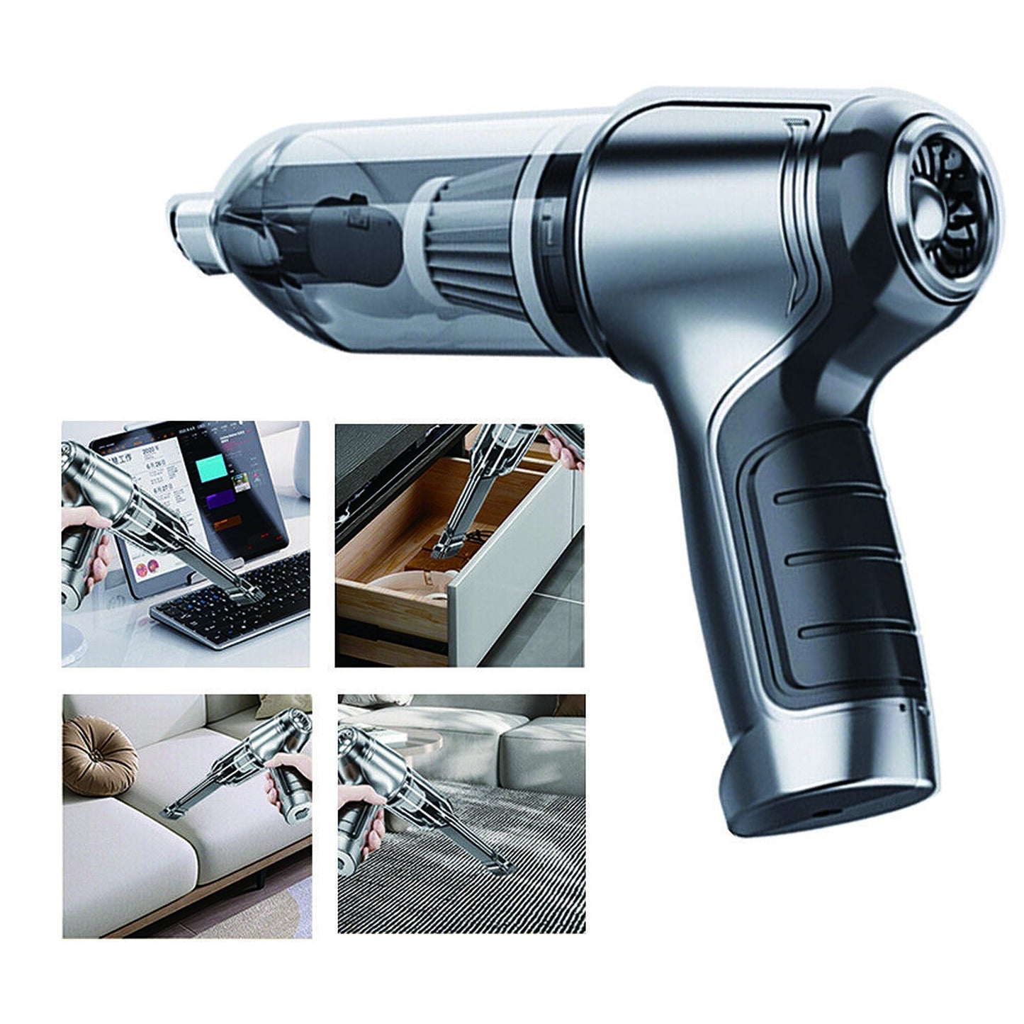 Mini Cordless Handheld Vacuum Cleaner for Home and Car