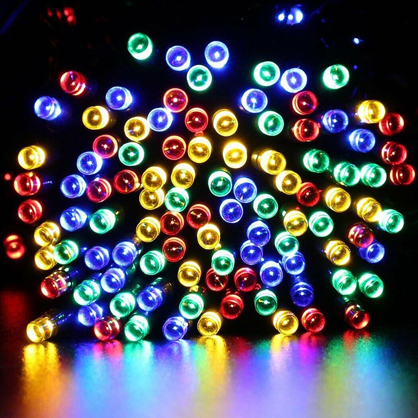 Waterproof Outdoor Solar Fairy String Lights 100 to 500 LEDs 8 Modes