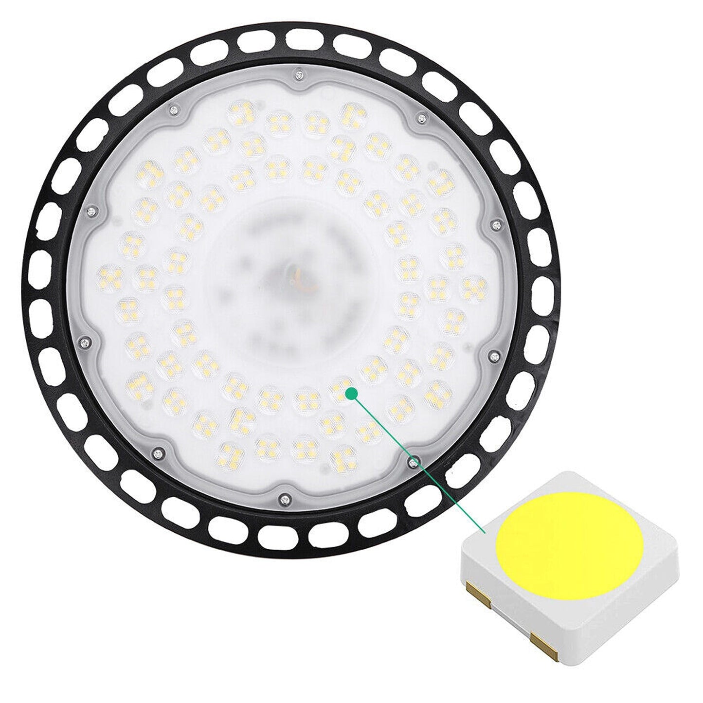 High Bay LED Warehouse Lighting 240V UFO Shed Light with AU Plug