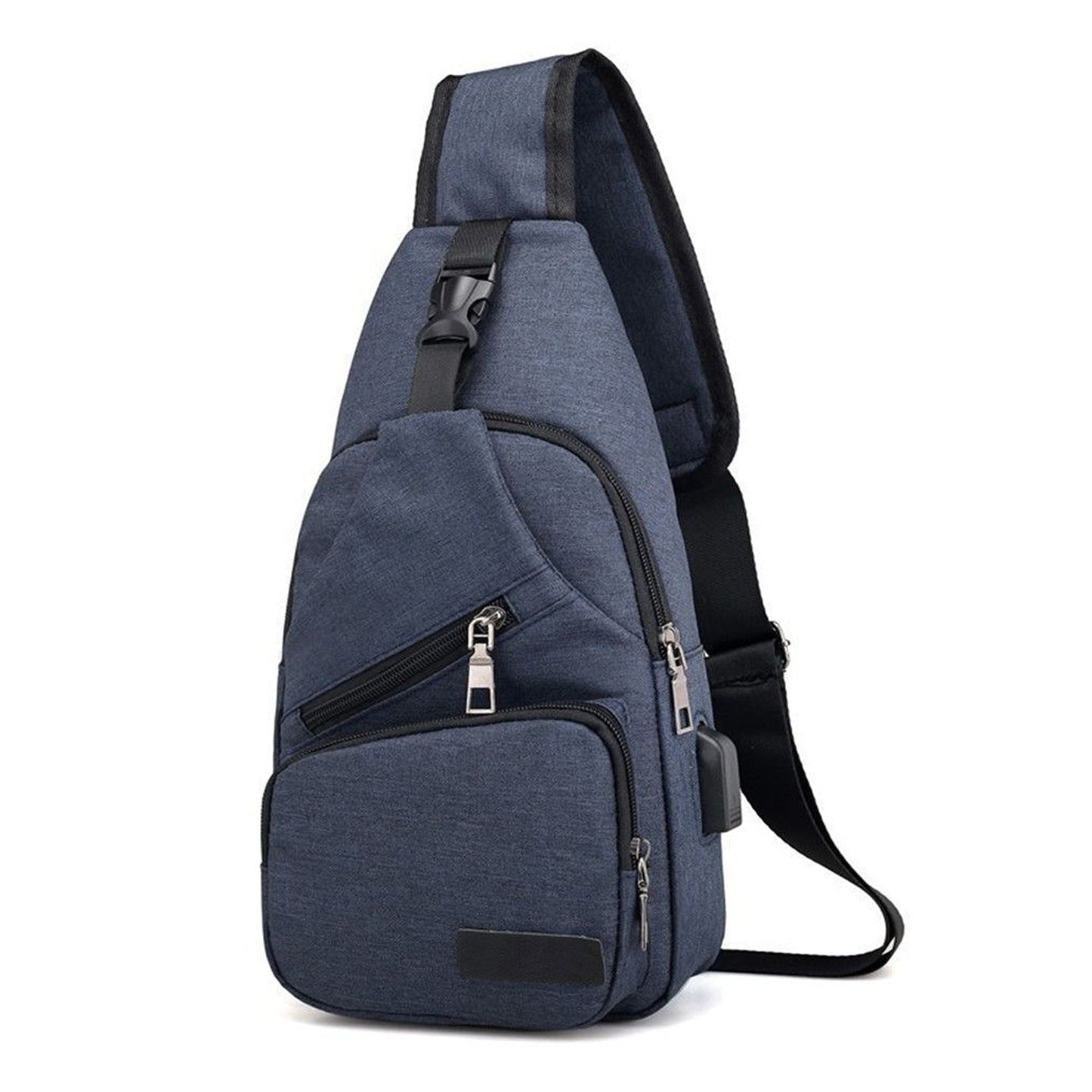 Men Crossbody Sling Chest Bag with Shoulder Strap