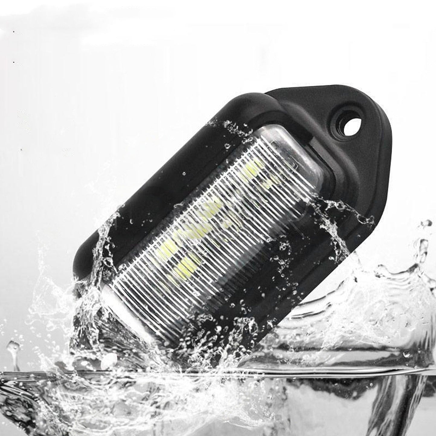 2pcs 12V 24V LED License Number Plate Light for Truck Trailer Car